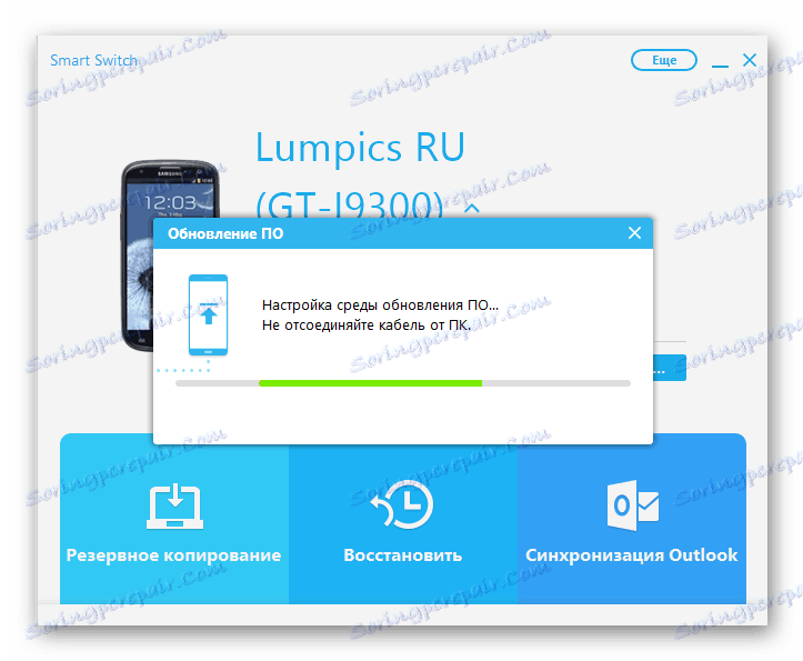 Nastavenie prostredia Samsung Galaxy S3 GT-I9300 pre inováciu na Smart Switch