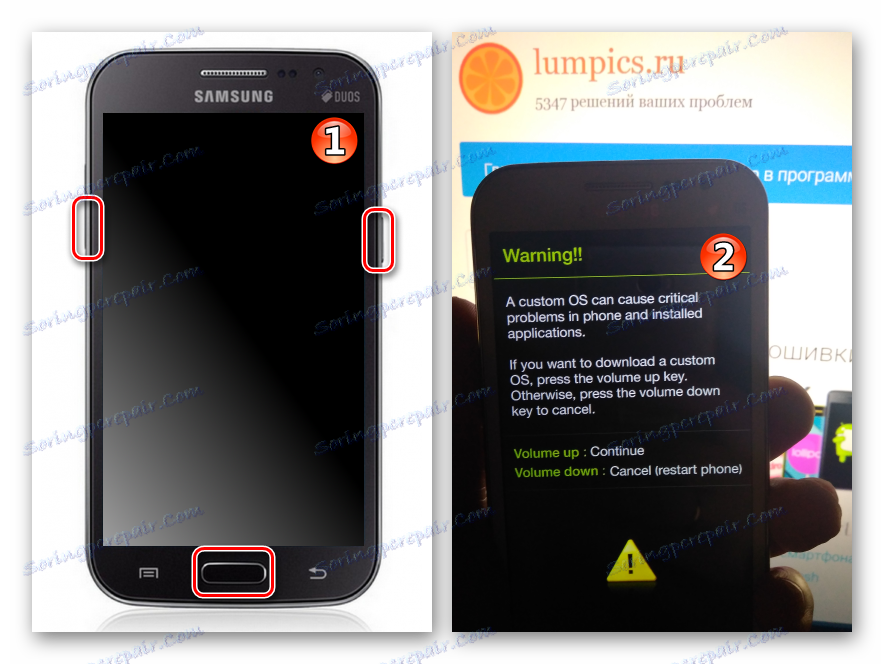 Samsung GT-i8552 Galaxy Win Przełącz się do trybu pobierania oprogramowania