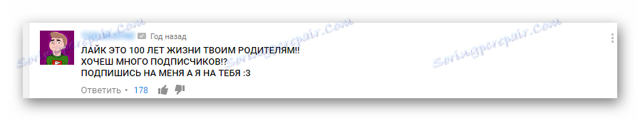 Komentovanie videí YouTube