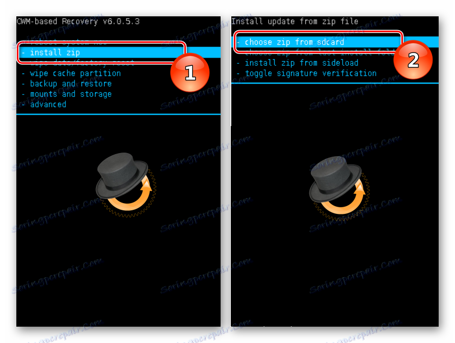Open Gapps установка через ClockworkMod Recovery (CWM)
