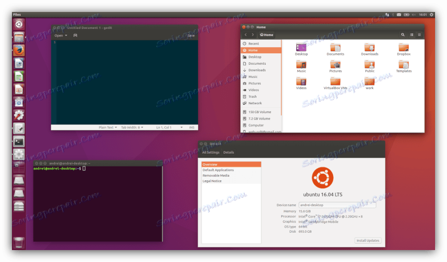 скріншот робочого столу ubuntu