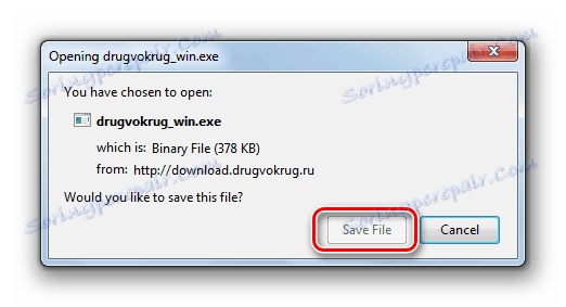 Okno zapisywania dystrybucji DrugVround w Windows