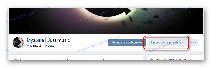 Prechod na zoznam základných príležitostí pre komunitné riadenie na lokalite VKontakte