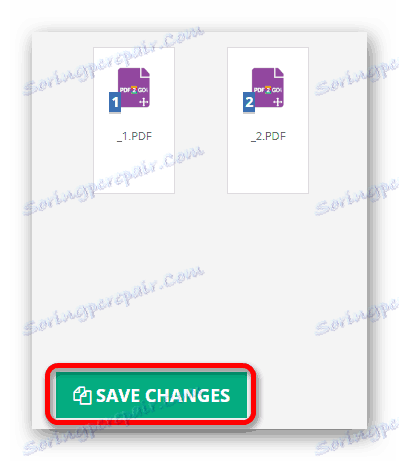 Запазете настройките и започнете конвертирането. Онлайн услуга Pdf2go