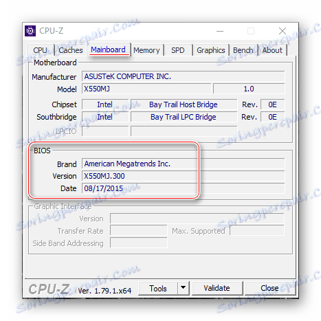 Rozpoznávame BIOS v procesore CPU-Z
