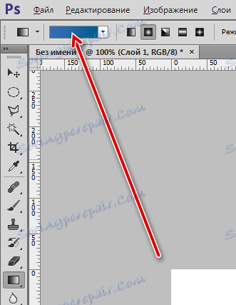 لوحة إعدادات التدرج