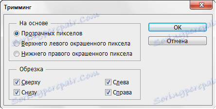 Vymazání průhledných pixelů
