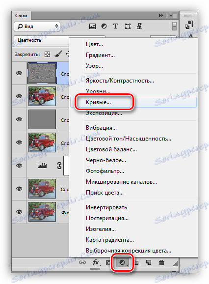 Křivky korekčních vrstev ve Photoshopu