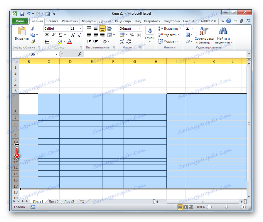 كيفية جعل خلايا من نفس الحجم في Excel