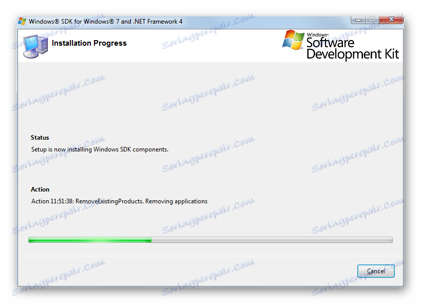Изтеглете и инсталирайте Windows Performance Toolkit от уеб сайта на Microsoft в прозореца Windows Installer на Windows SDK в Windows 7