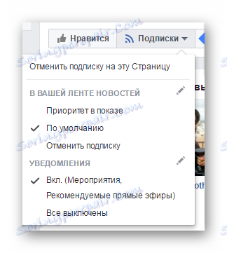 Nastavení předplatného na Facebooku