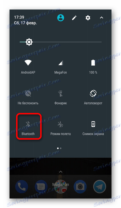 aktivovať bluetooth na android