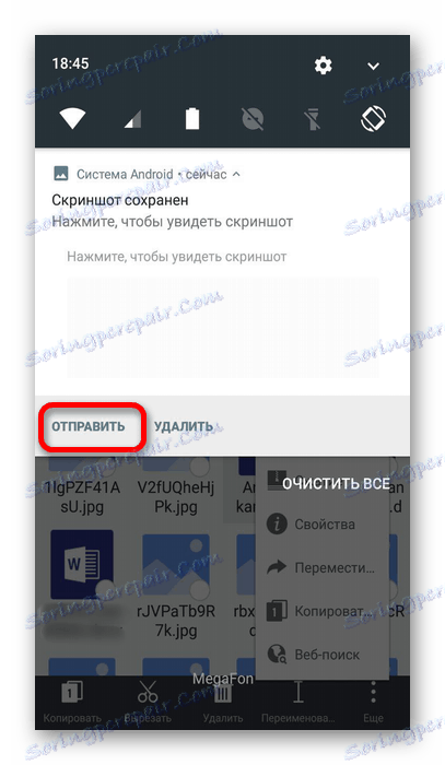 odoslať súbor zo zariadenia na android