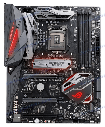 منظر عام للوحة الأم ASUS ROG MAXIMUS IX HERO