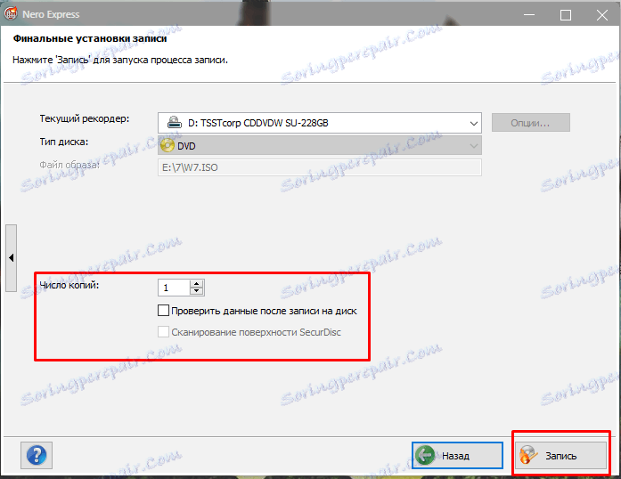 Práca s programom Nero Express v aplikácii Nero 3