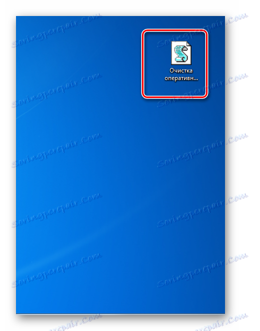 Pokretanje skripte na radnoj površini u sustavu Windows 7
