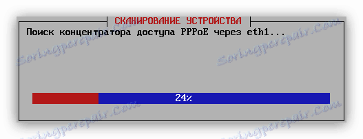прозор за скенирање уређаја у пппоецонф-у у дебиан-у