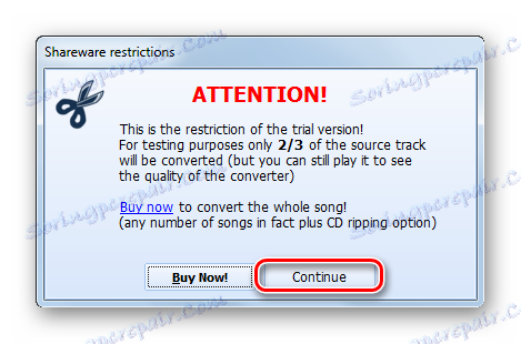 Idite na pretvaranje AMR datoteke u MP3 format u Total Audio Converter