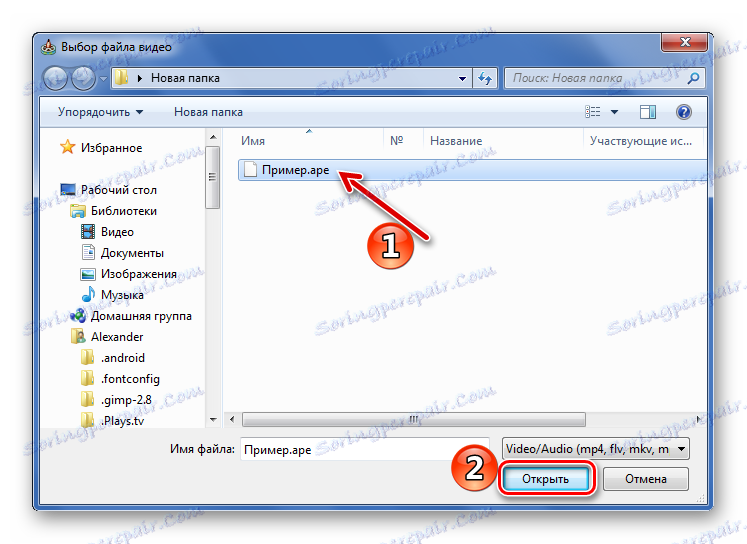 Dodavanje APE-a u konverziju