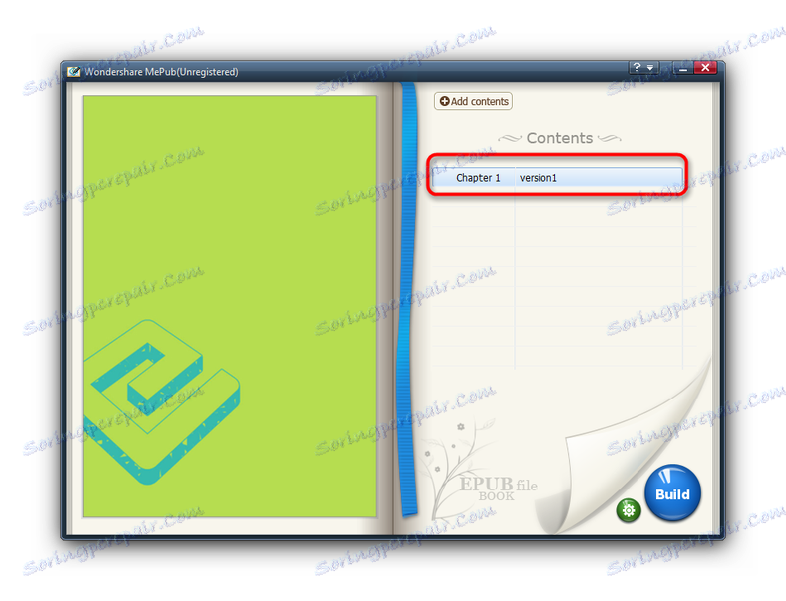 Завантажений файл в Wondershare MePub
