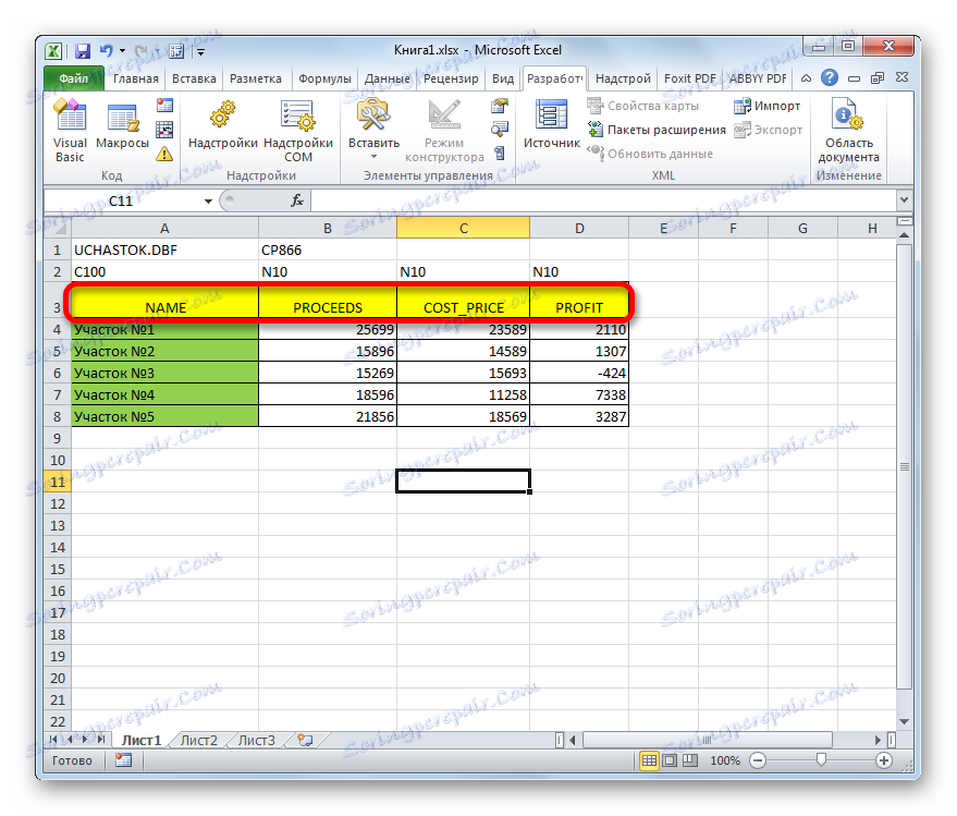إعادة تسمية الحقول في Microsoft Excel