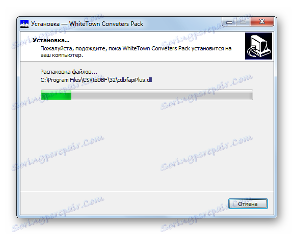 إجراء تثبيت حزمة محولات WhiteTown