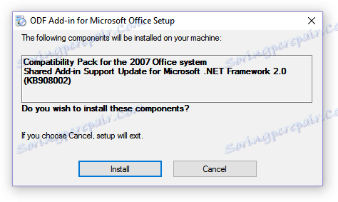 Doplnok ODF pre inštaláciu balíka Microsoft Office