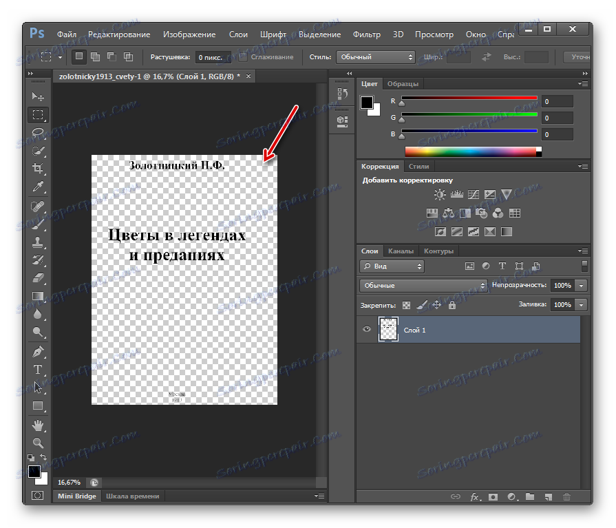 Strona została wyświetlona w interfejsie programu Adobe Photoshop