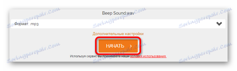 Pretvori WAV u MP3 Onlinevideoconverter