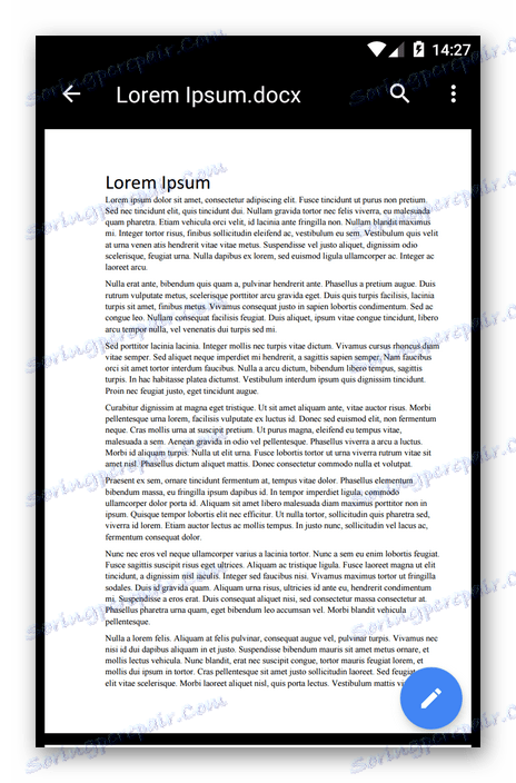 Zobrazenie dokumentov v službe Disk Google pre systém Android