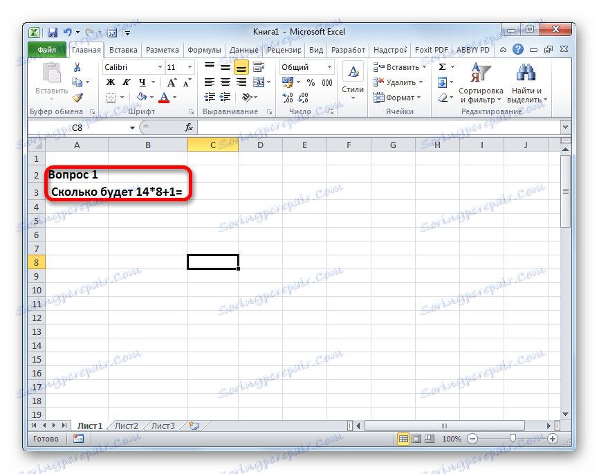 Otázka v aplikaci Microsoft Excel