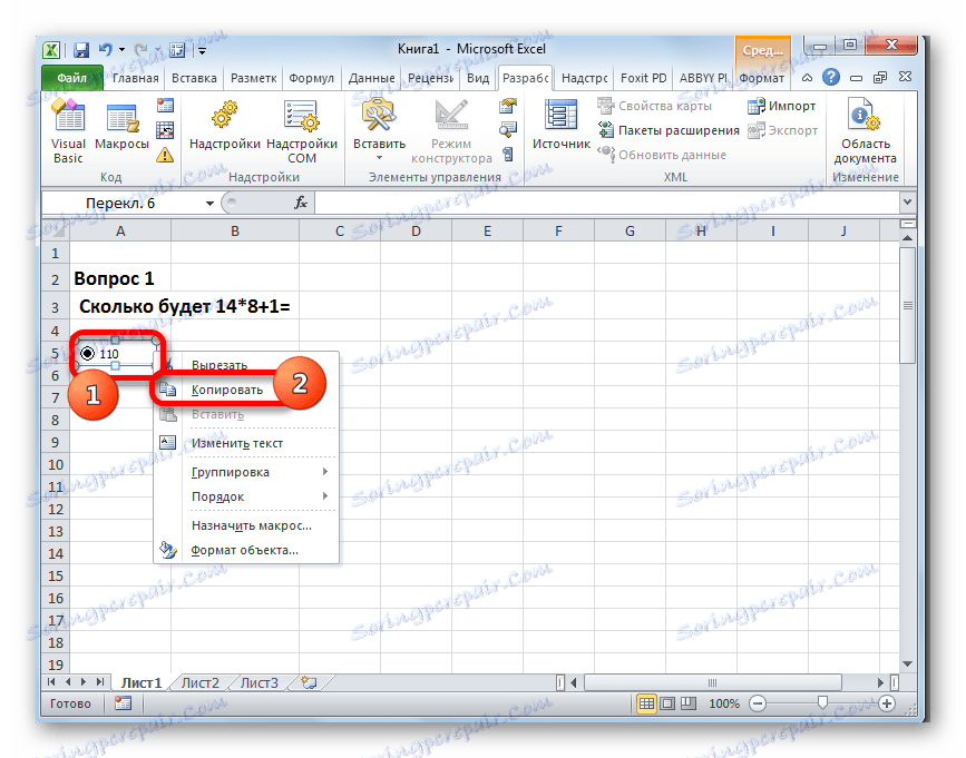 Kopírování do aplikace Microsoft Excel