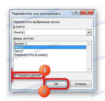 Vytvoření kopie v aplikaci Microsoft Excel