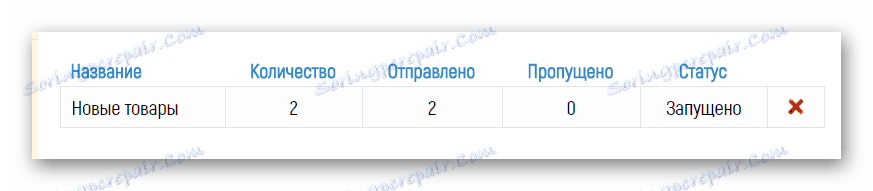Статус услуге у контролној табли услуге ИоуЦарта