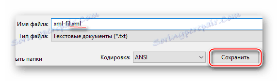 Uložení dokumentu XML