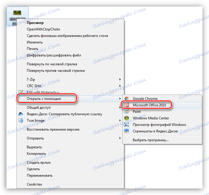 Prejdite do úpravy fotografií v aplikácii MS Office Picture Manager