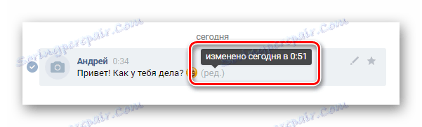 Zobrazenie dátumu úpravy správy na stránke VK