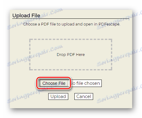 Ładowanie dokumentu Usługa online PDFEscape