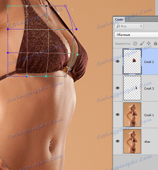 Увеличете гръдния кош във Photoshop