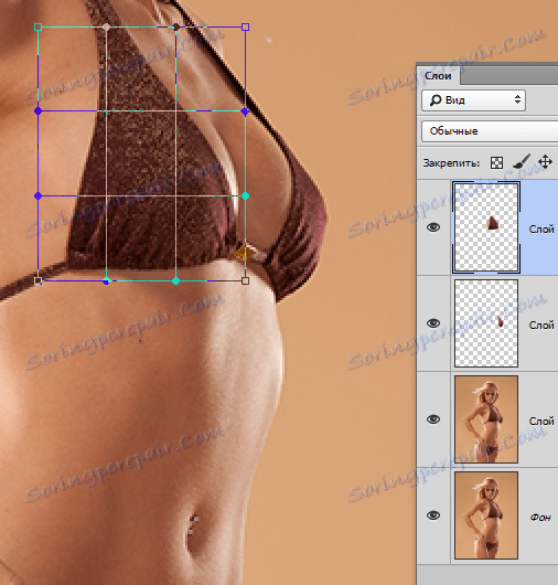 Увеличете гръдния кош във Photoshop