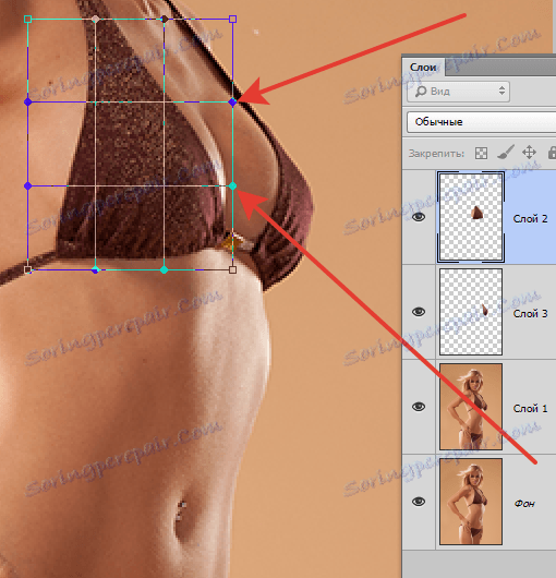 Увеличете гръдния кош във Photoshop