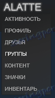 Skupine na Steam