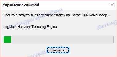 Pokúšame sa spustiť službu Hamachi