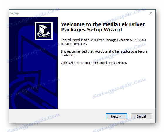 Auto-instalirajte upravljački program Mediatek
