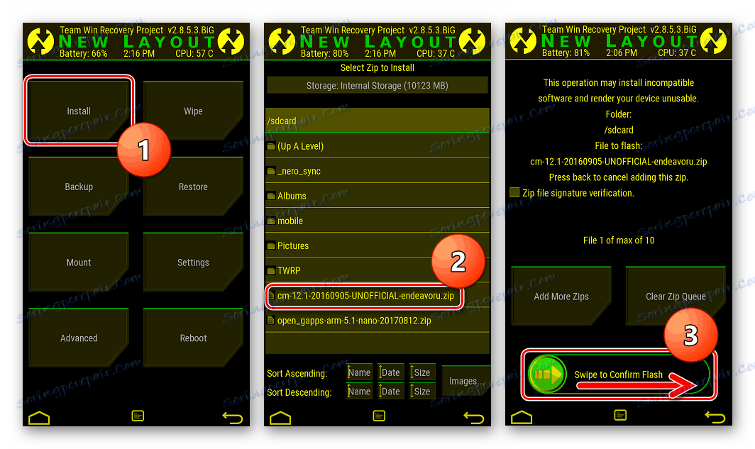 HTC One X (S720e) TWRP Install Zip CyangenMod 12