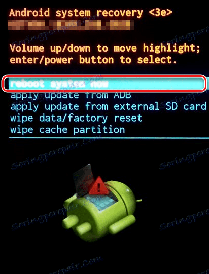 ponovno zaženite v tovarni android