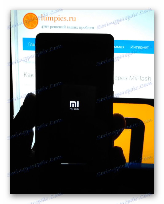 Xiaomi Mi4C sustav ažurira instalaciju firmvera nakon ponovnog pokretanja sustava