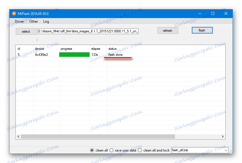 Završena je verzija firmwarea Xiaomi Mi4c kroz MiFlash