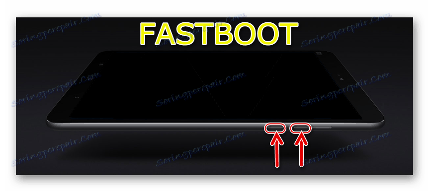 Xiaomi MiPAD 2 sa spúšťa v režime Fastboot