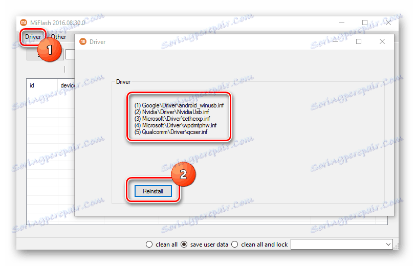 Xiaomi MiPAD 2 inštalácia ovládačov pre firmware s Miflash